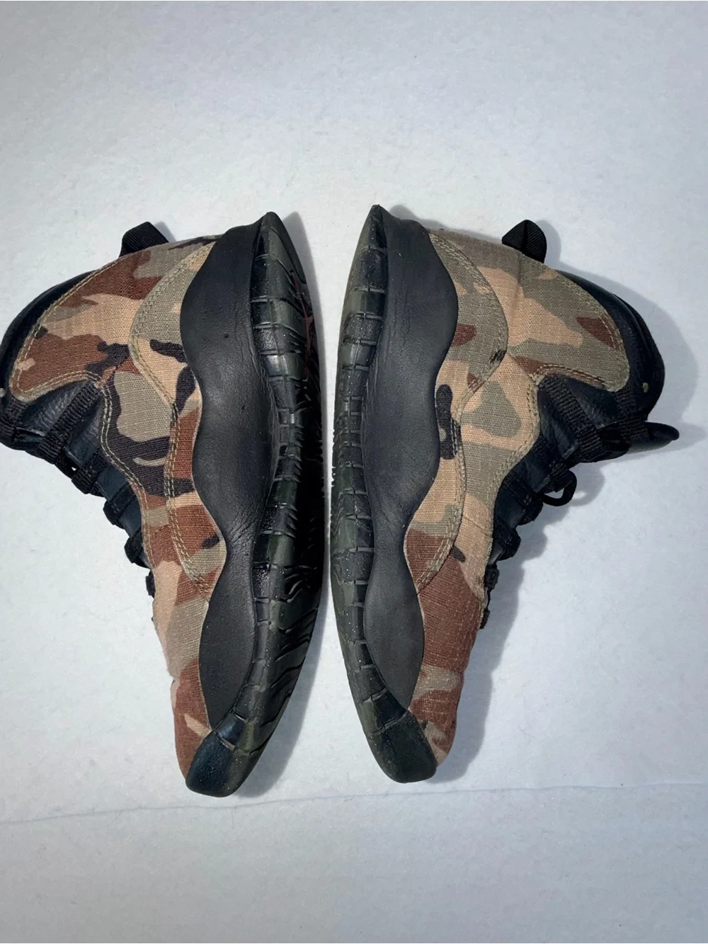 Air Jordan 10 retro Woodland Camo High-Top Sneaker